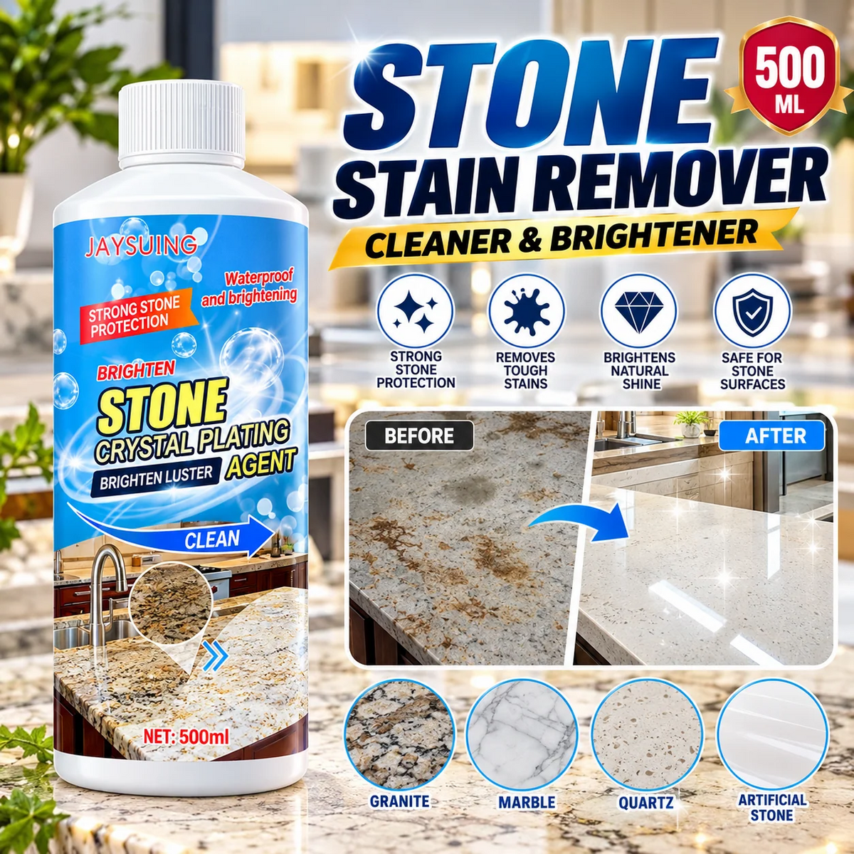 Stone Stain Remover Cleaner